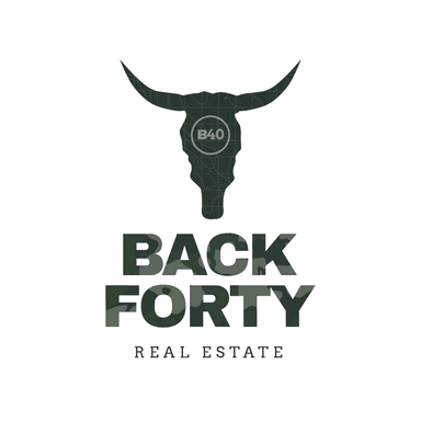 Back Forty Real Estate stacked logo