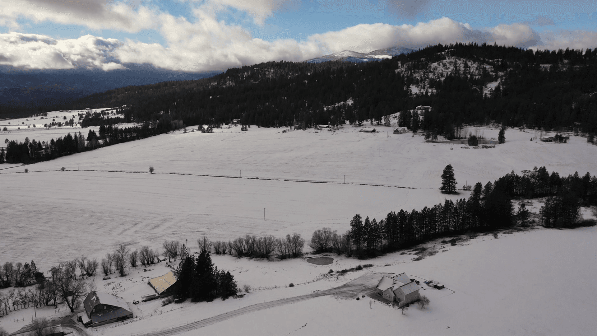 Open land in North Idaho